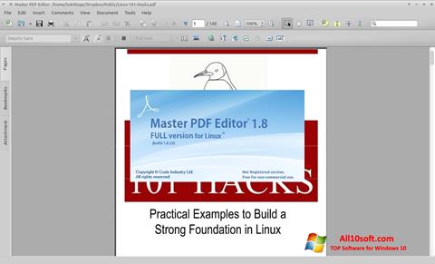 Képernyőkép Master PDF Editor Windows 10