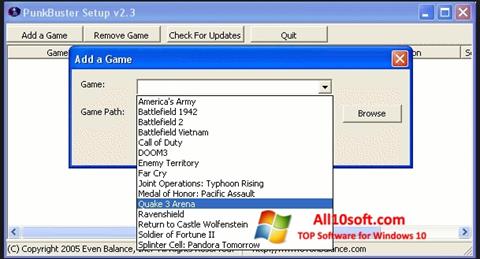 Képernyőkép PunkBuster Windows 10