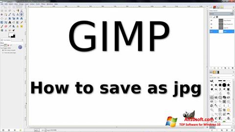 Képernyőkép GIMP Windows 10