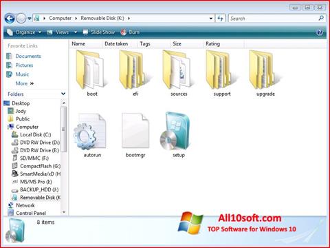 Képernyőkép Windows 7 USB DVD Download Tool Windows 10
