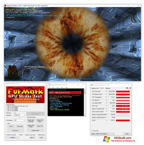Képernyőkép FurMark Windows 10