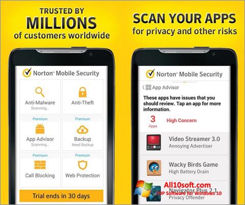 Képernyőkép Norton Mobile Security Windows 10