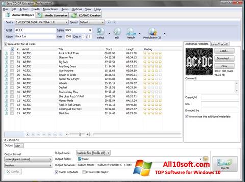 Képernyőkép Easy CD-DA Extractor Windows 10