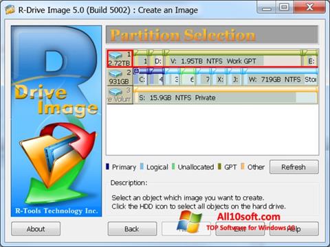 Képernyőkép R-Drive Image Windows 10