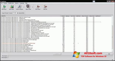 Képernyőkép MP3Gain Windows 10
