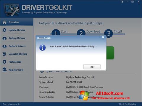 Képernyőkép Driver Toolkit Windows 10