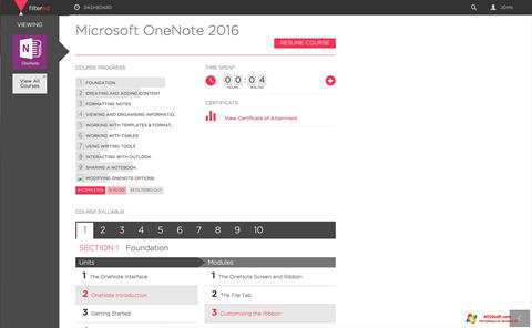 Képernyőkép Microsoft OneNote Windows 10