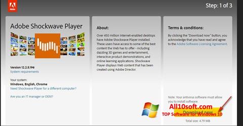 Képernyőkép Shockwave Player Windows 10