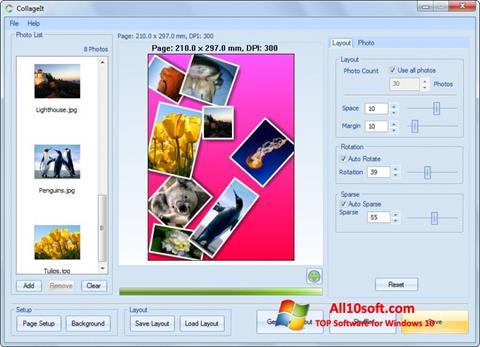 Képernyőkép CollageIt Windows 10