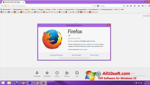 Képernyőkép Mozilla Firefox Offline Installer Windows 10