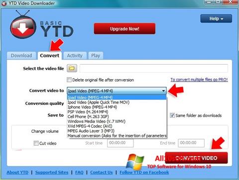 Letöltés YTD Video Downloader Windows 10 (32/64 bit) Magyar
