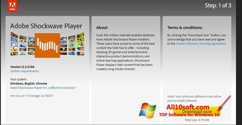 Képernyőkép Adobe Shockwave Player Windows 10