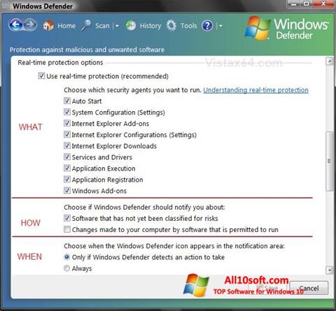 Képernyőkép Windows Defender Windows 10