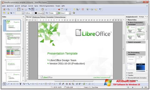 Képernyőkép LibreOffice Windows 10