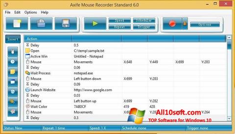 Képernyőkép Mouse Recorder Windows 10