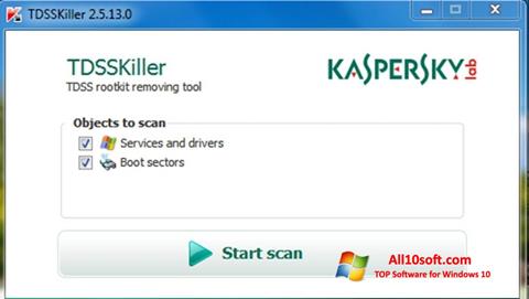 Képernyőkép Kaspersky TDSSKiller Windows 10