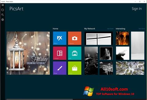 Képernyőkép PicsArt Windows 10