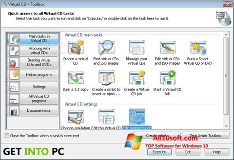 Képernyőkép Virtual CD Windows 10