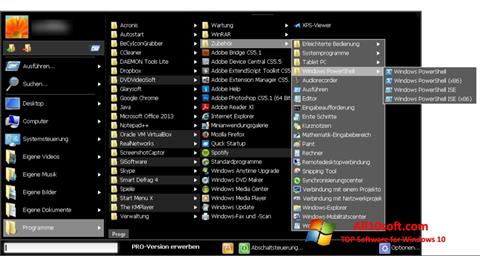 Képernyőkép Start Menu X Windows 10