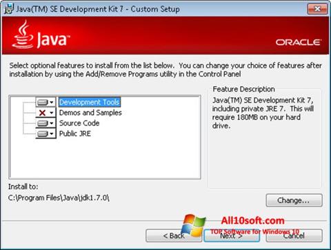 Képernyőkép Java SE Development Kit Windows 10