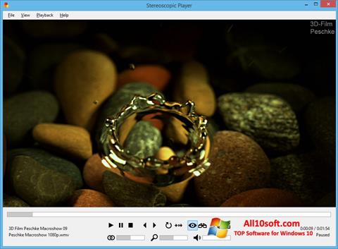Képernyőkép Stereoscopic Player Windows 10