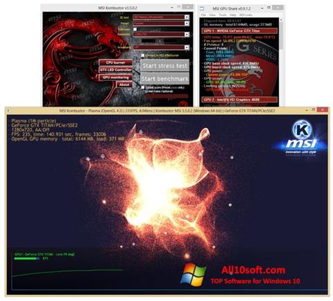 Képernyőkép MSI Kombustor Windows 10