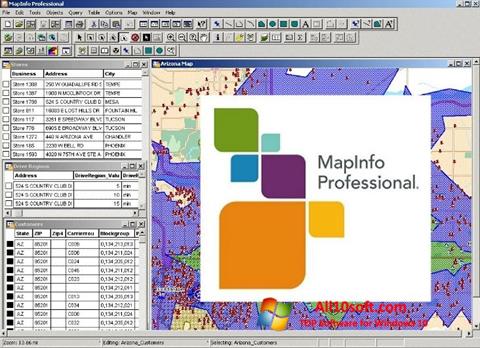 Képernyőkép MapInfo Professional Windows 10