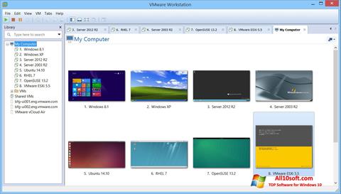 Képernyőkép VMware Workstation Windows 10