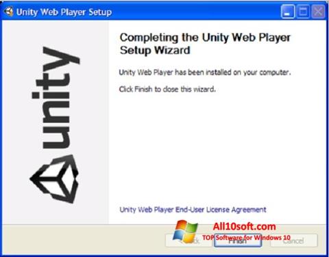 Képernyőkép Unity Web Player Windows 10