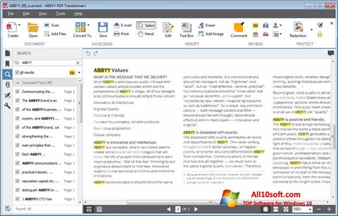 Képernyőkép ABBYY PDF Transformer Windows 10