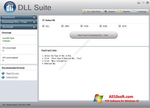 Képernyőkép DLL Suite Windows 10