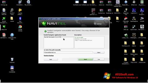 Képernyőkép Navitel Navigator Update Center Windows 10