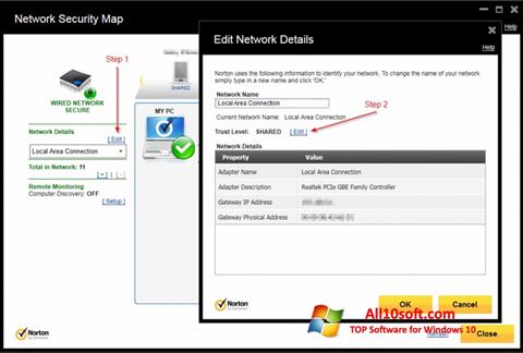 Képernyőkép Norton Internet Security Windows 10